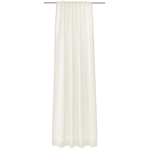 JOOP! Vorhang Gardine Glare - verdecktes Schlaufenband - Farbe: Weiß - 001 - 130x250 cm