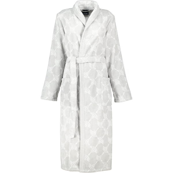 JOOP! Damen Bademantel Cornflower - Schalkragen 1645 - Farbe: Silber - 76
