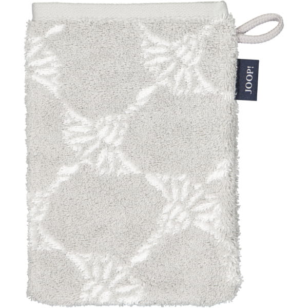 JOOP! Cornflower 1611 - Farbe: Silber - 76 - Waschhandschuh 16x22 cm