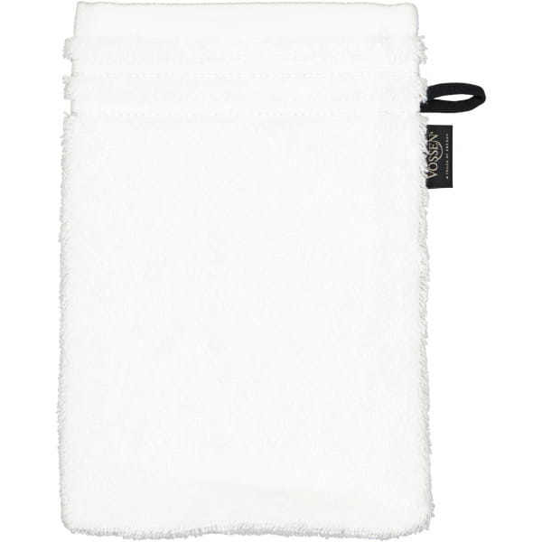 Vossen Handtücher Calypso Feeling - Farbe: weiß - 0300 - Waschhandschuh 16x22 cm