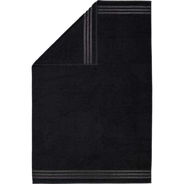 Vossen Handtücher Cult de Luxe - Farbe: schwarz - 7900 - Badetuch 100x150 cm