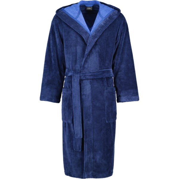 Cawö Home Herren Bademantel Kapuze 801 - Farbe: nachtblau - 11