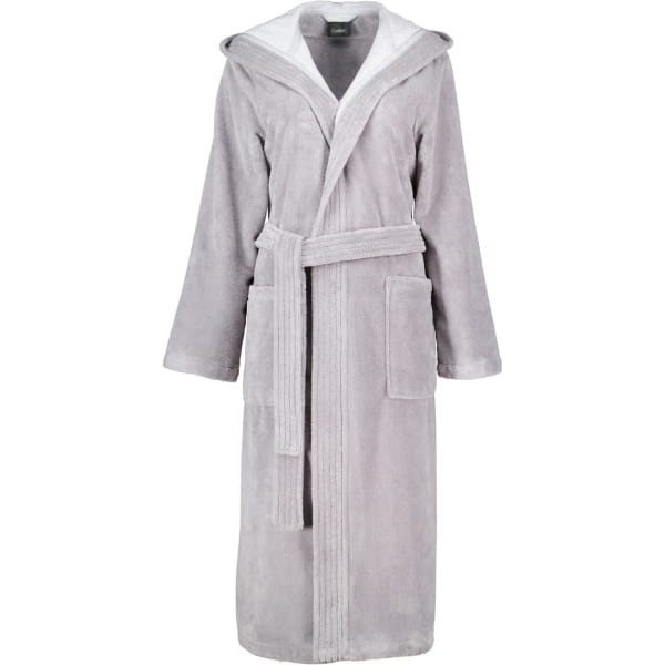 Cawö Home Damen Bademantel Kapuze 802 - Farbe: graphit - 73