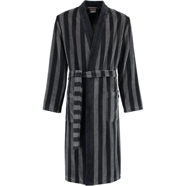 Cawö Herren Bademantel Kimono 2612 - Farbe: schwarz - 97 - S