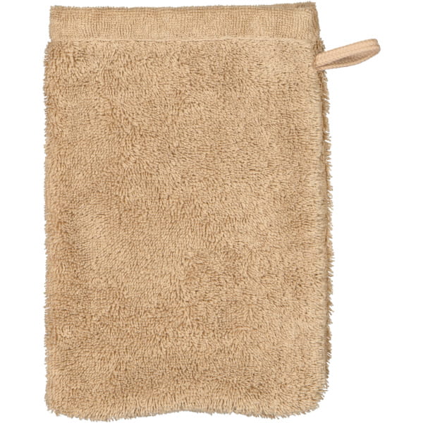 Cawö Handtücher Life Style Uni 7007 - Farbe: caramel - 346 - Waschhandschuh 16x22 cm