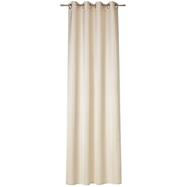 JOOP! Vorhang Gardine Allover mit Ösen - Farbe: Natur - 030 - 140x250 cm