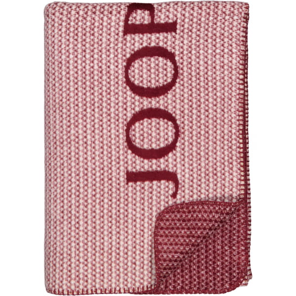 JOOP! Wohndecken Woven - Farbe: Rouge - 150x200 cm