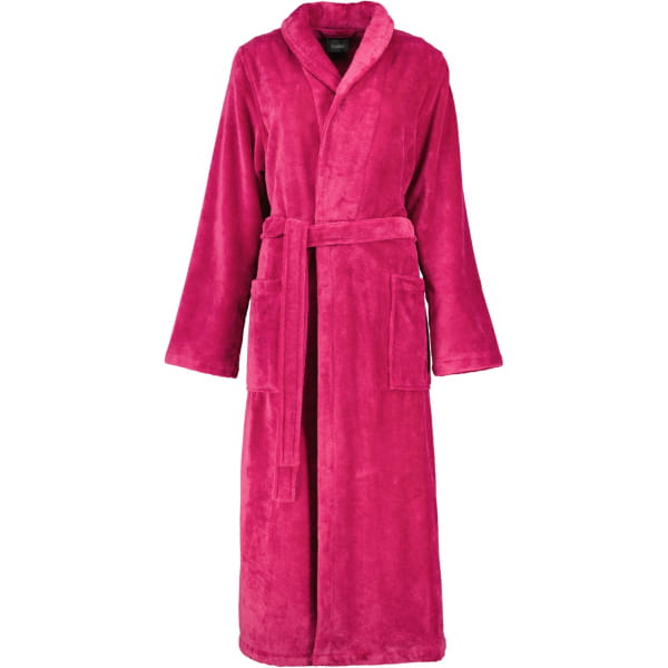 Cawö Home Damen Bademantel Schalkragen 806 - Farbe: beere - 22