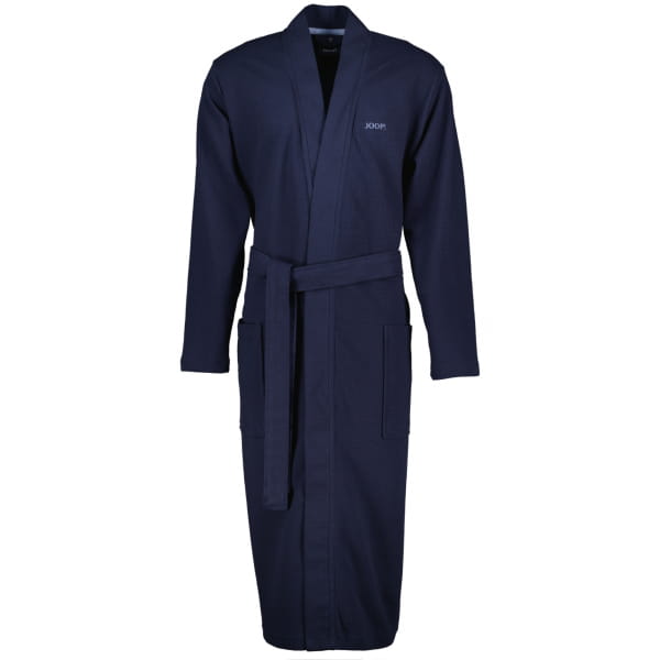 JOOP Herren Bademantel Kimono Pique 1656 - Farbe: Blau - 175