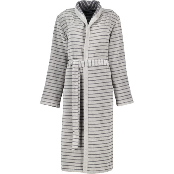 Cawö Damen Bademantel Schalkragen Shades 1491 - Farbe: stein - 77 - S