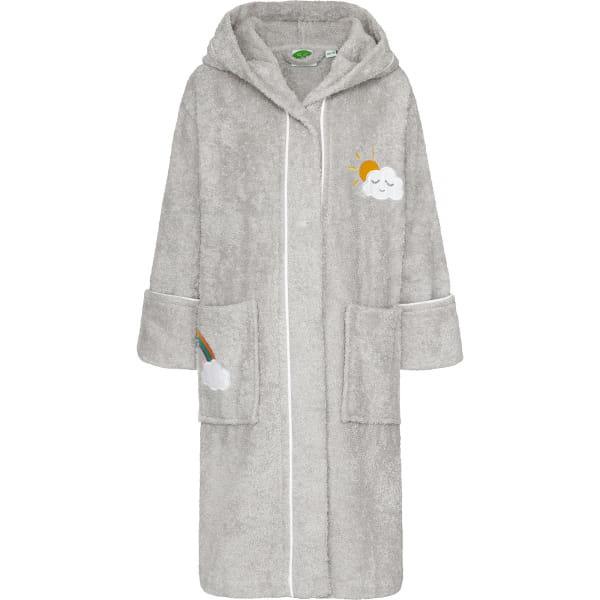 Smithy Wolkenweich Wolke - Kinder-Bademantel - Farbe: grau (1702025) - 98/104