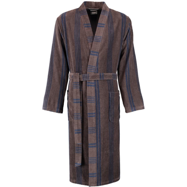 Cawö Herren Bademantel Kimono 2508 - Farbe: tabak - 31 - S