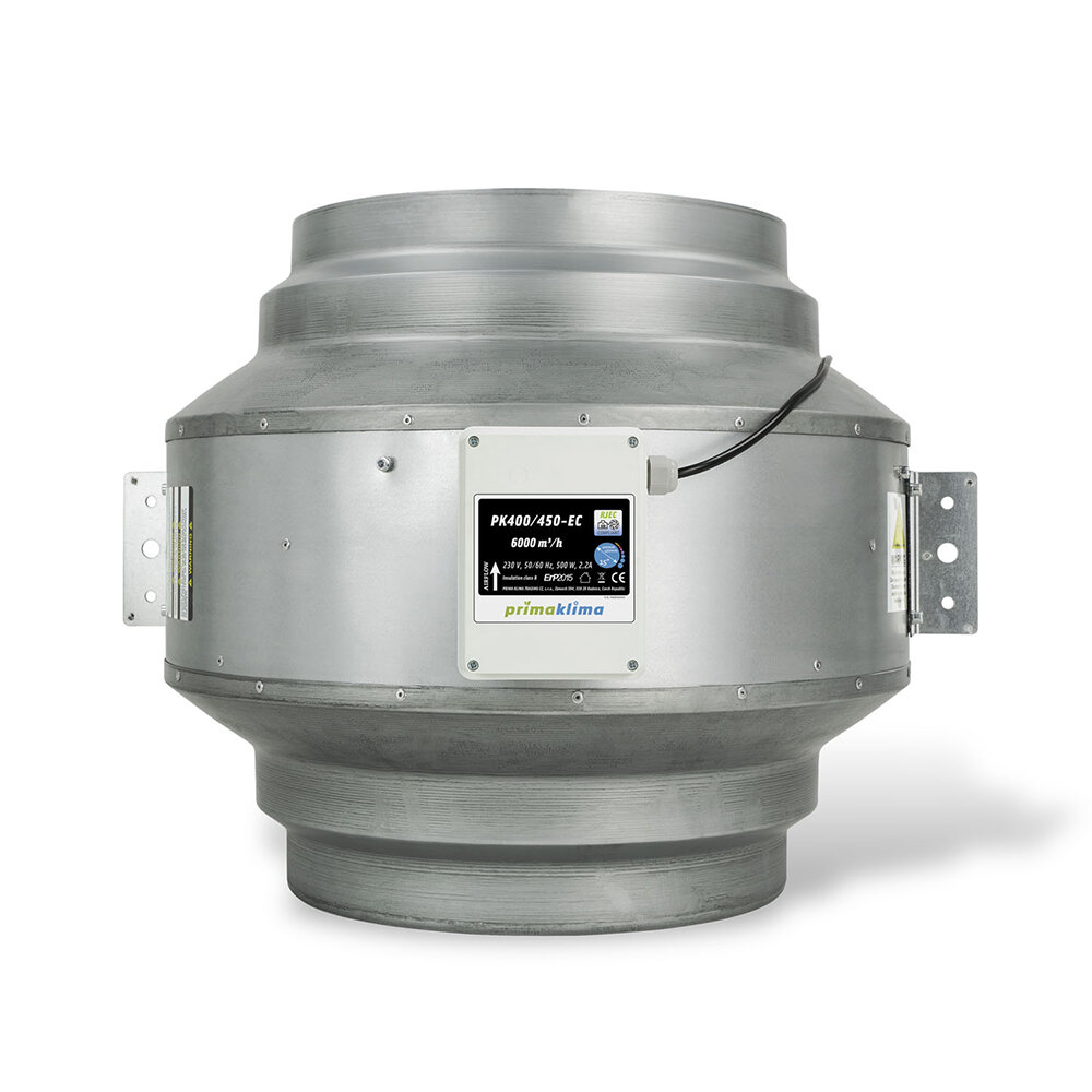 Prima Klima Blueline Ventilator 6000 m³/h 400/450mm EC RJ45