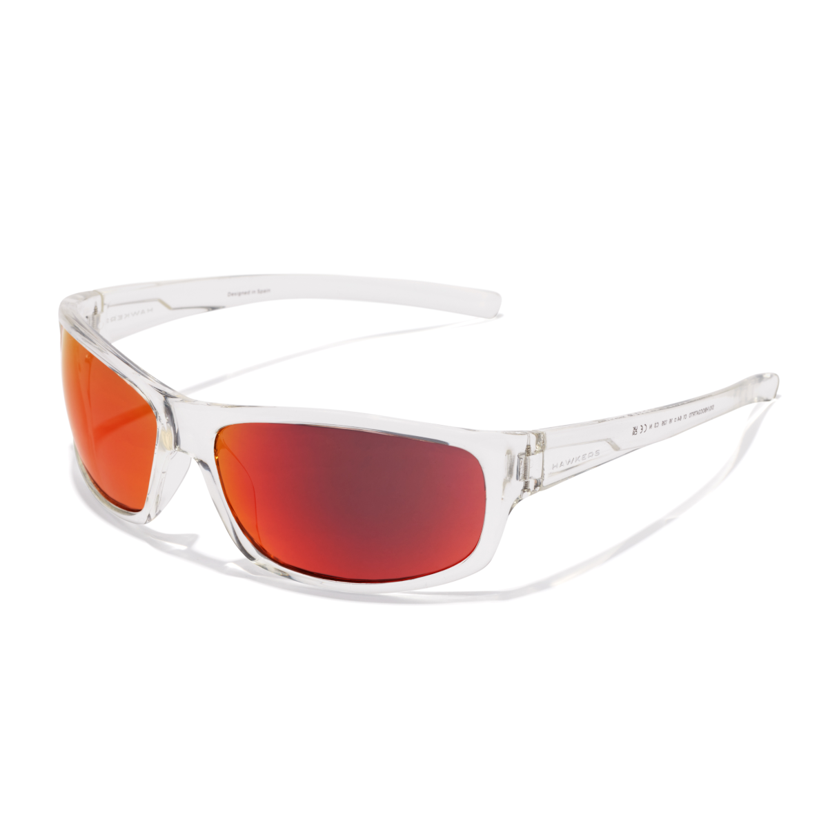 Sonnenbrille Hawkers Boost - Transparent Ruby
