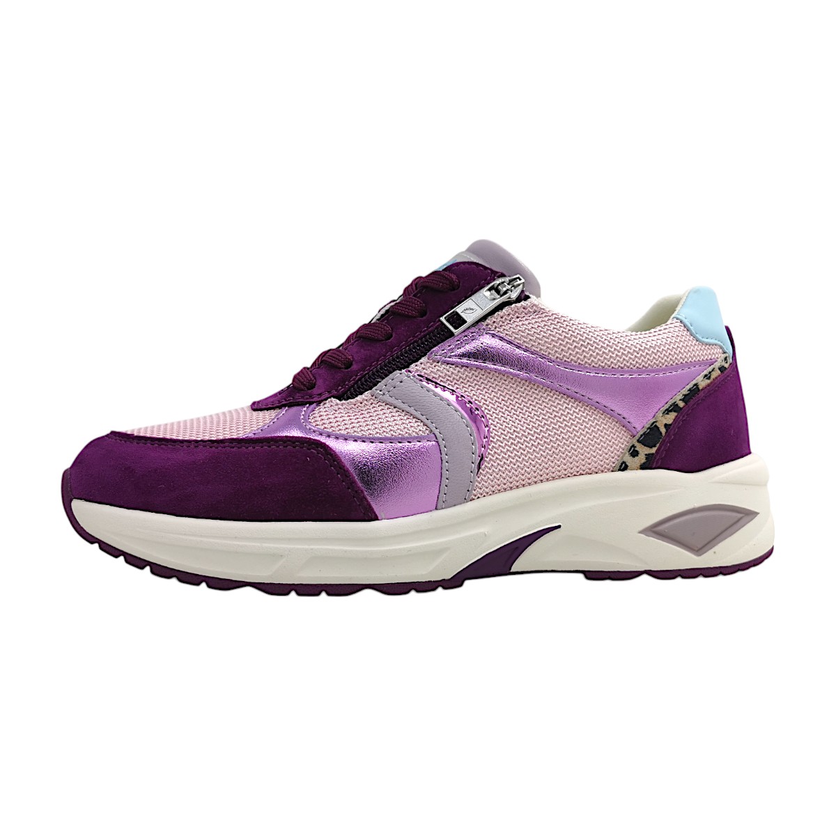 Waldläufer H-Jill 703002-102/270 Violett lila/rosa/hellgrau 270