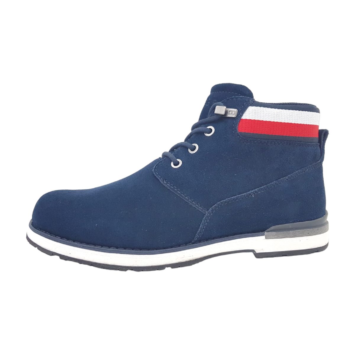 Tommy Hilfiger Core Hilfiger Suede Boot FM0FM04800 Blau DW5 desert sky