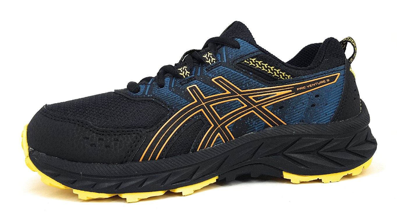 Asics Per Venture 9 GS 1014A276-001 Schwarz 001 black/ sandstorm