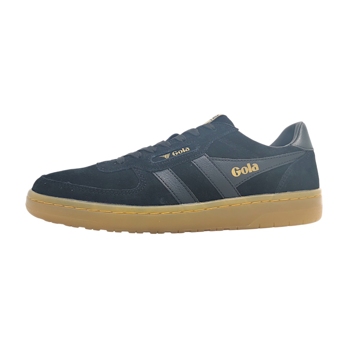 Gola Hawk Suede 86 CMB571BB Schwarz black/gum