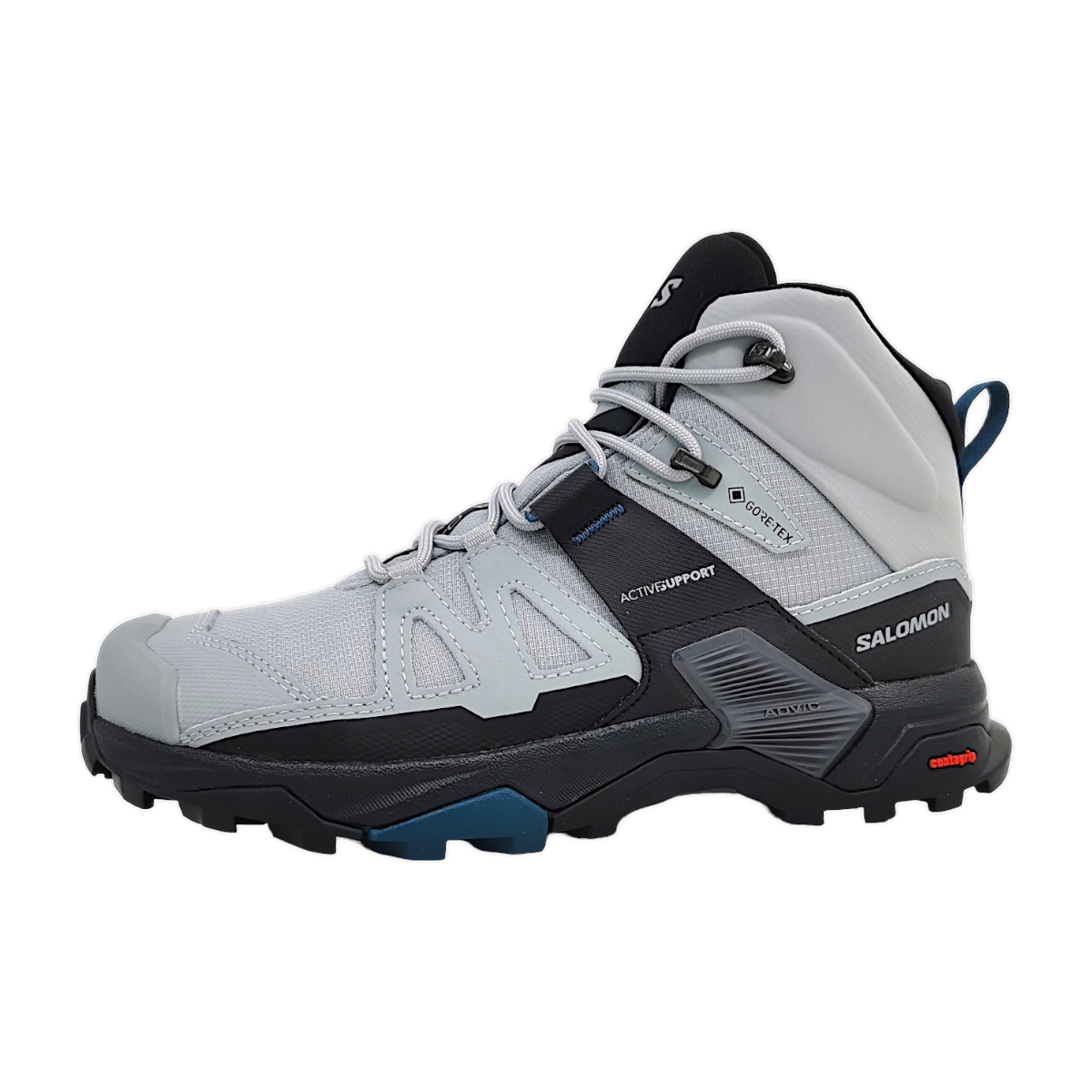 Salomon X Ultra 4 MID Wide GTX L41687200 Grau Quarry/black