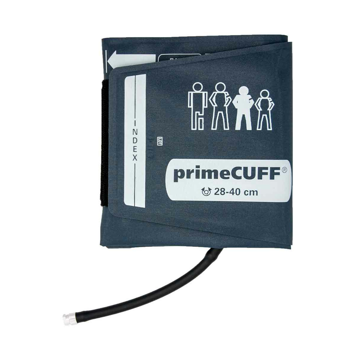 NIBD-Manschette einteilig mit Corpuls Anschluss Extended Erwachsene Oberarmumfang 28-40cm