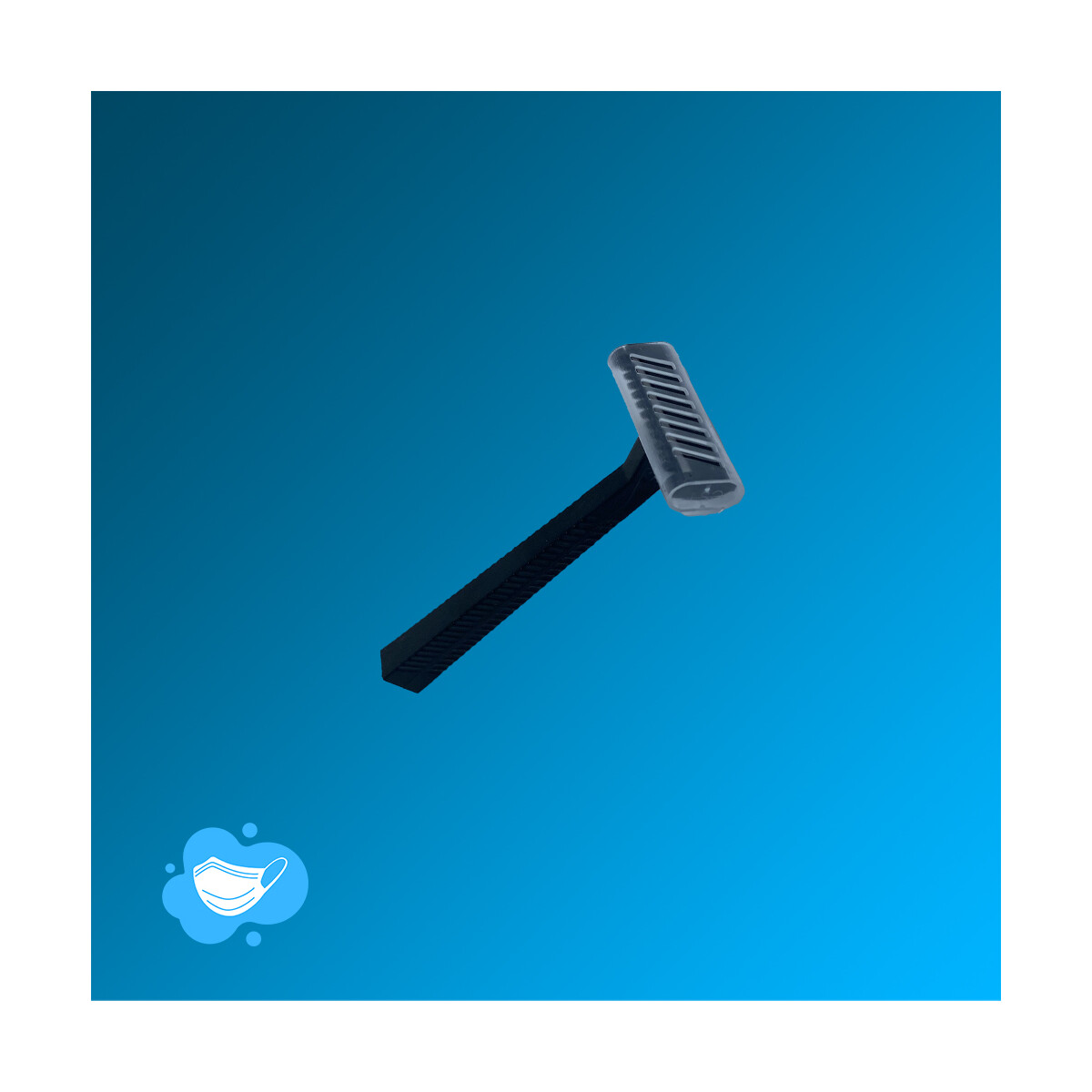 Einmal Rasierer 1-schneidig Schwarz