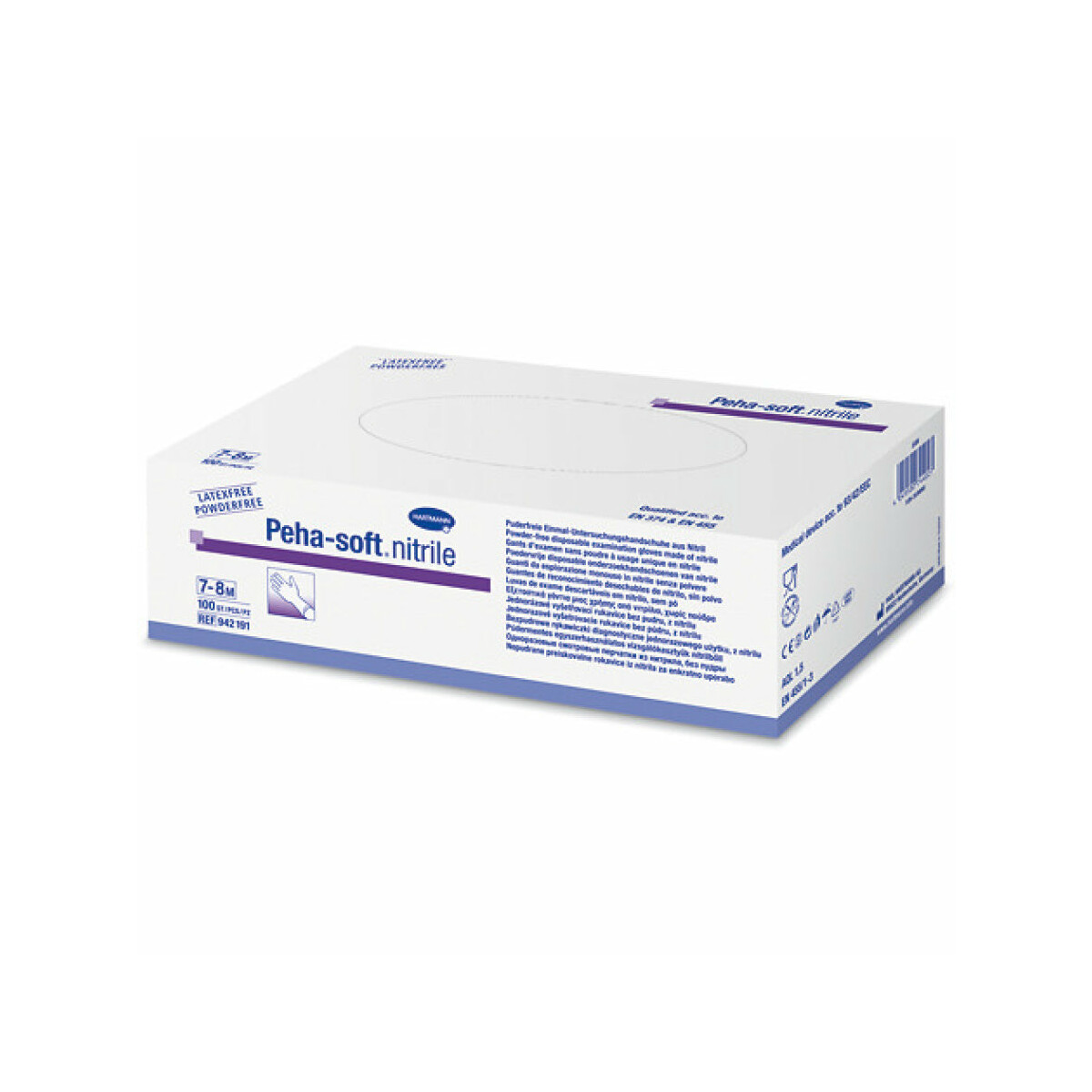 Peha-Soft Nitril Handschuhe - Box 100 Stück S