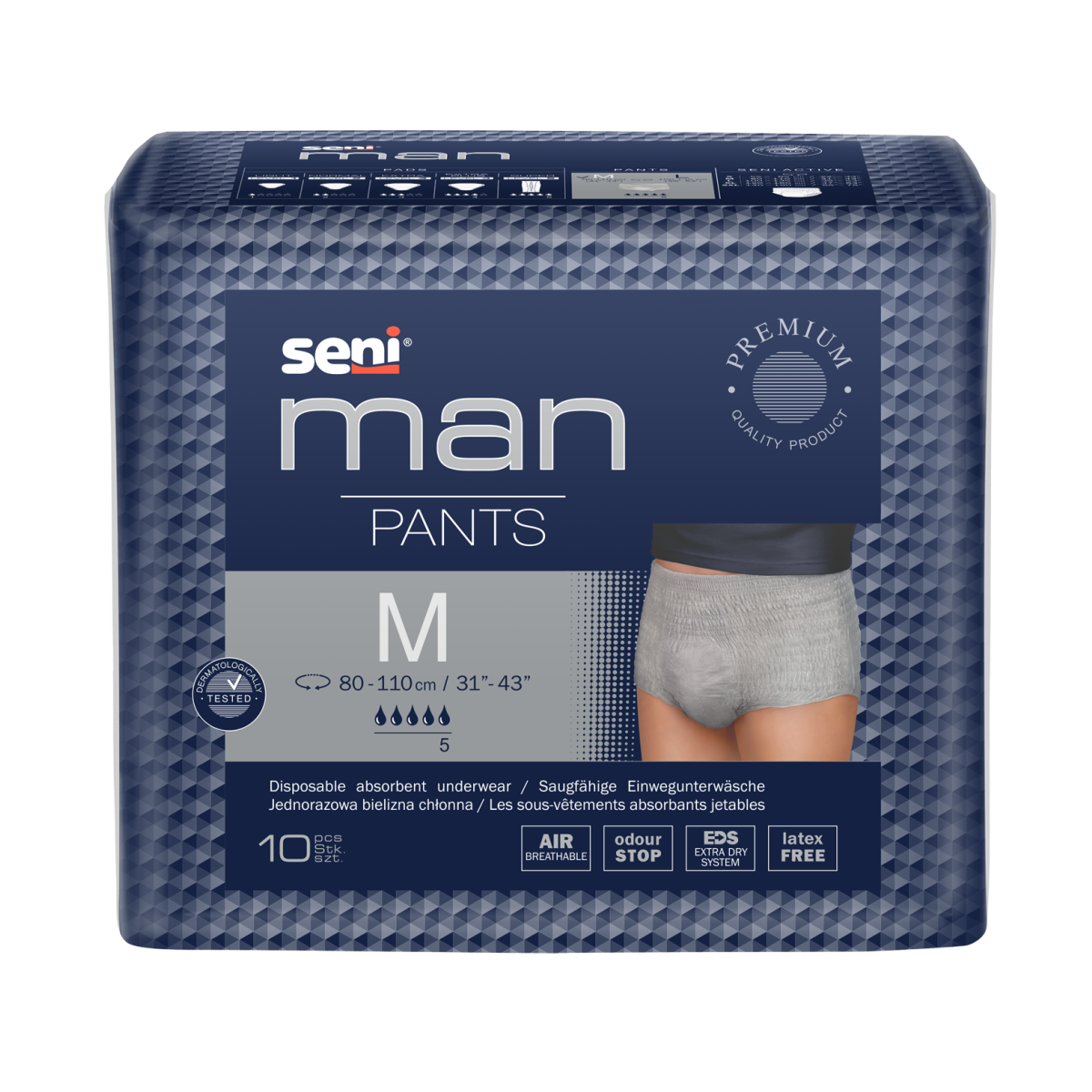 Seni Man Pants Medium 10 Stück