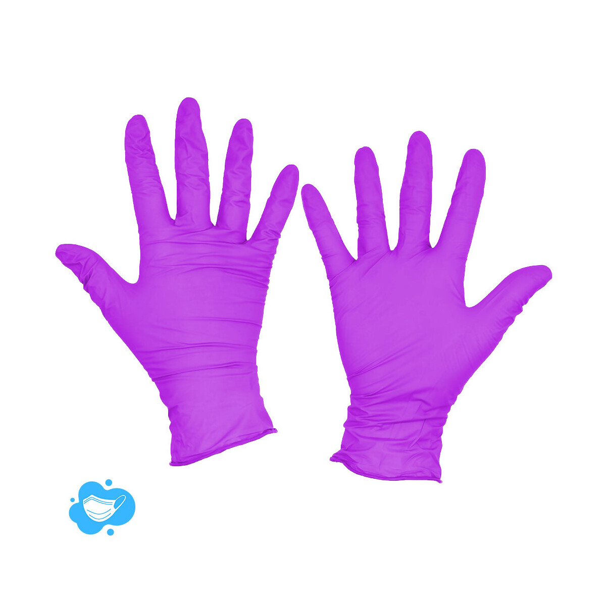 Nitril Handschuhe Lila Unigloves Pearl, 100 Stück puderfrei