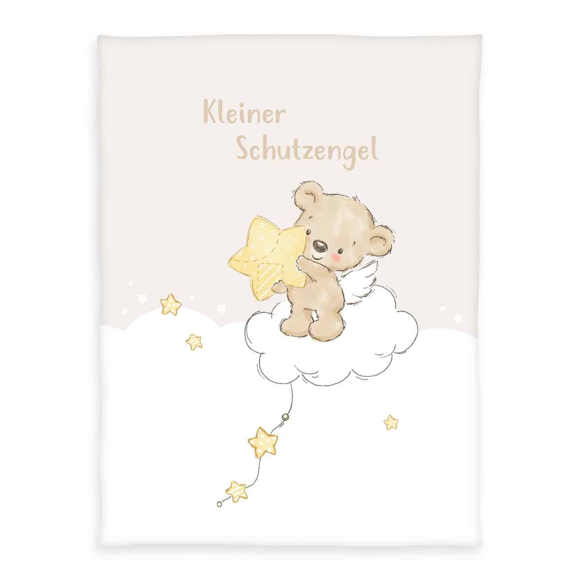 babybest® Kuscheldecke 'Kleiner Schutzengel' – 75x100 cm