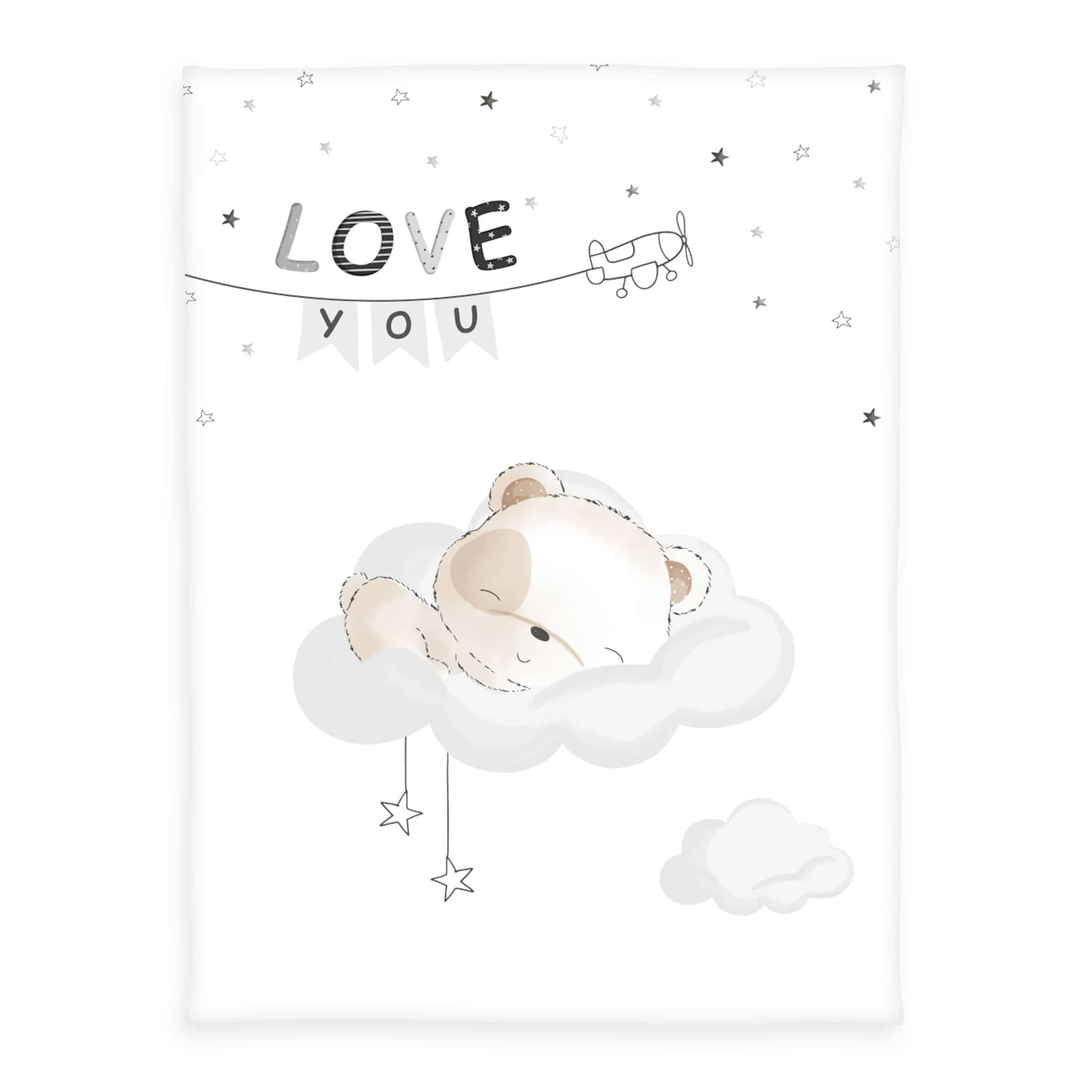 babybest® Kuscheldecke - Sleeping little Bear