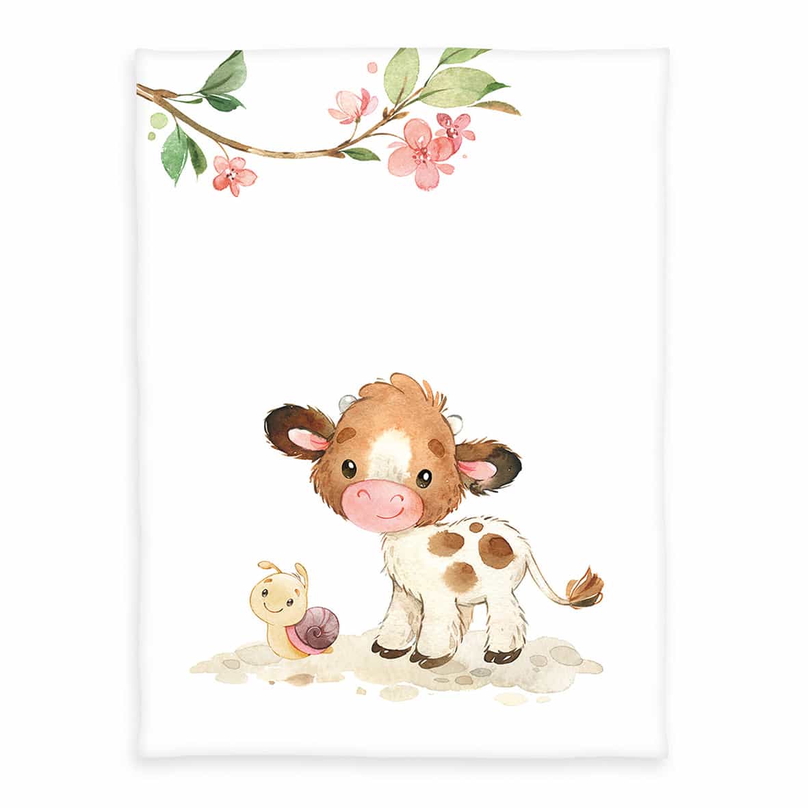babybest® Kuscheldecke - Süßes Kälbchen