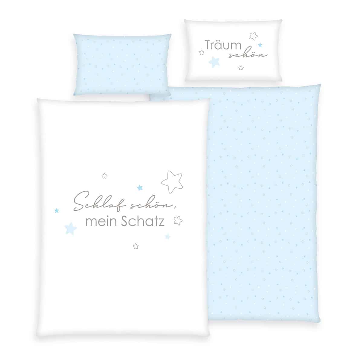 babybest® Bettwäsche - Kleiner Schatz Blau