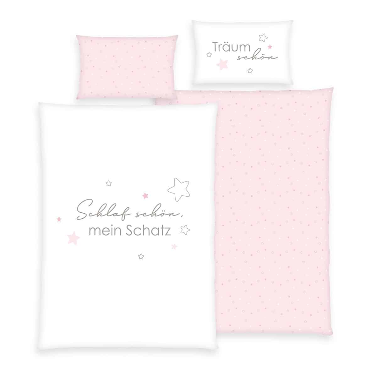 babybest® Bettwäsche - Kleiner Schatz Rosa