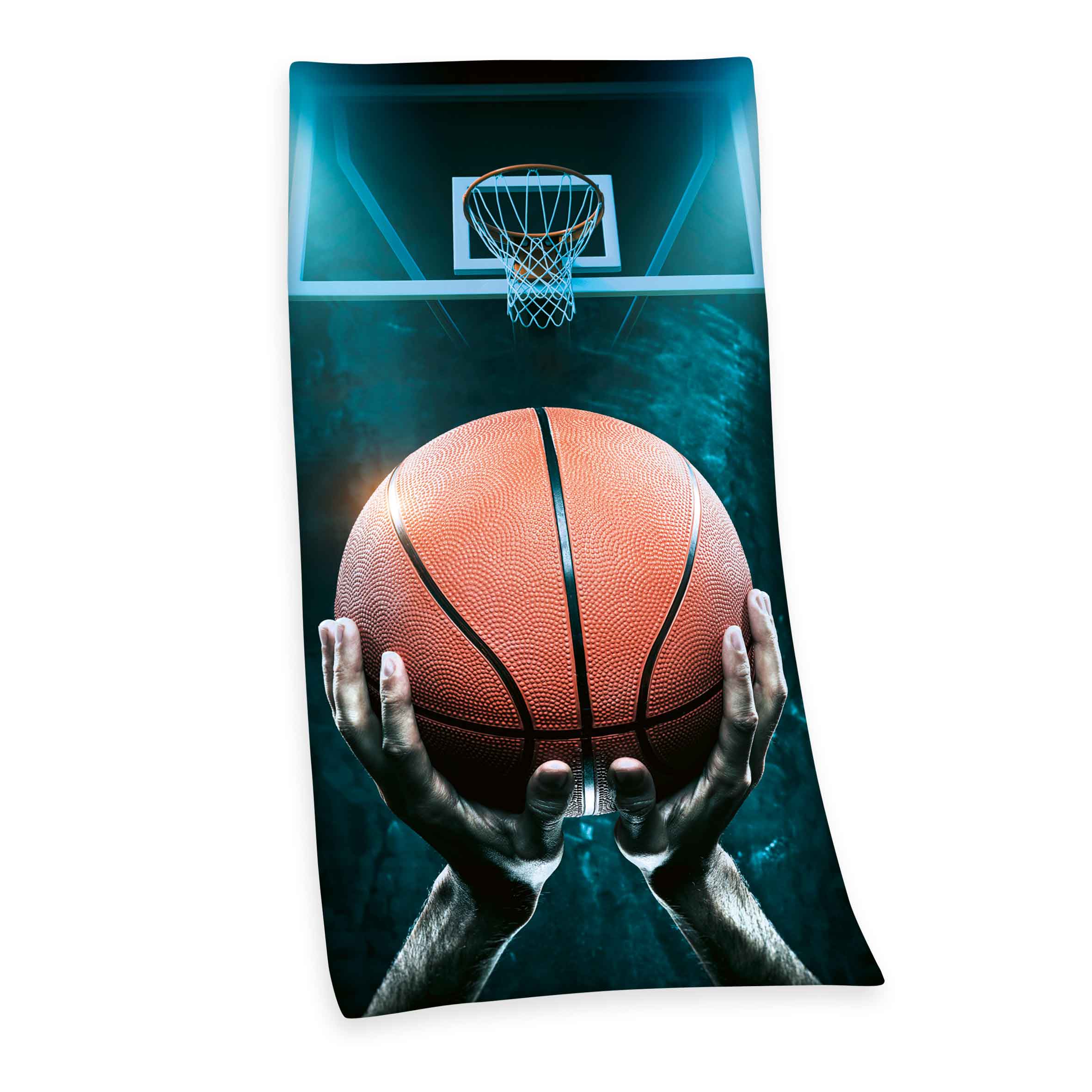 Young Collection Badetuch 'Basketball' – 75x150 cm, 100% Baumwolle