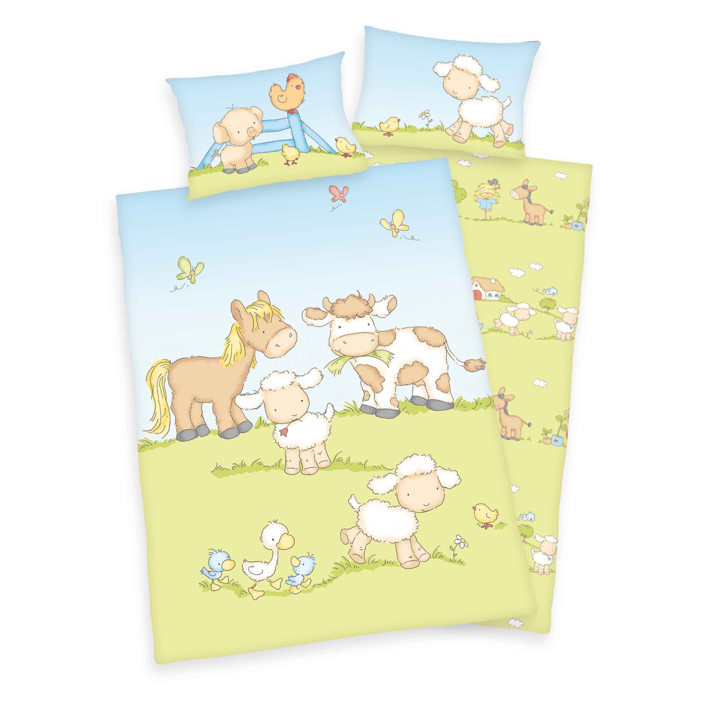 babybest® Bettwäsche - Bauernhoftiere