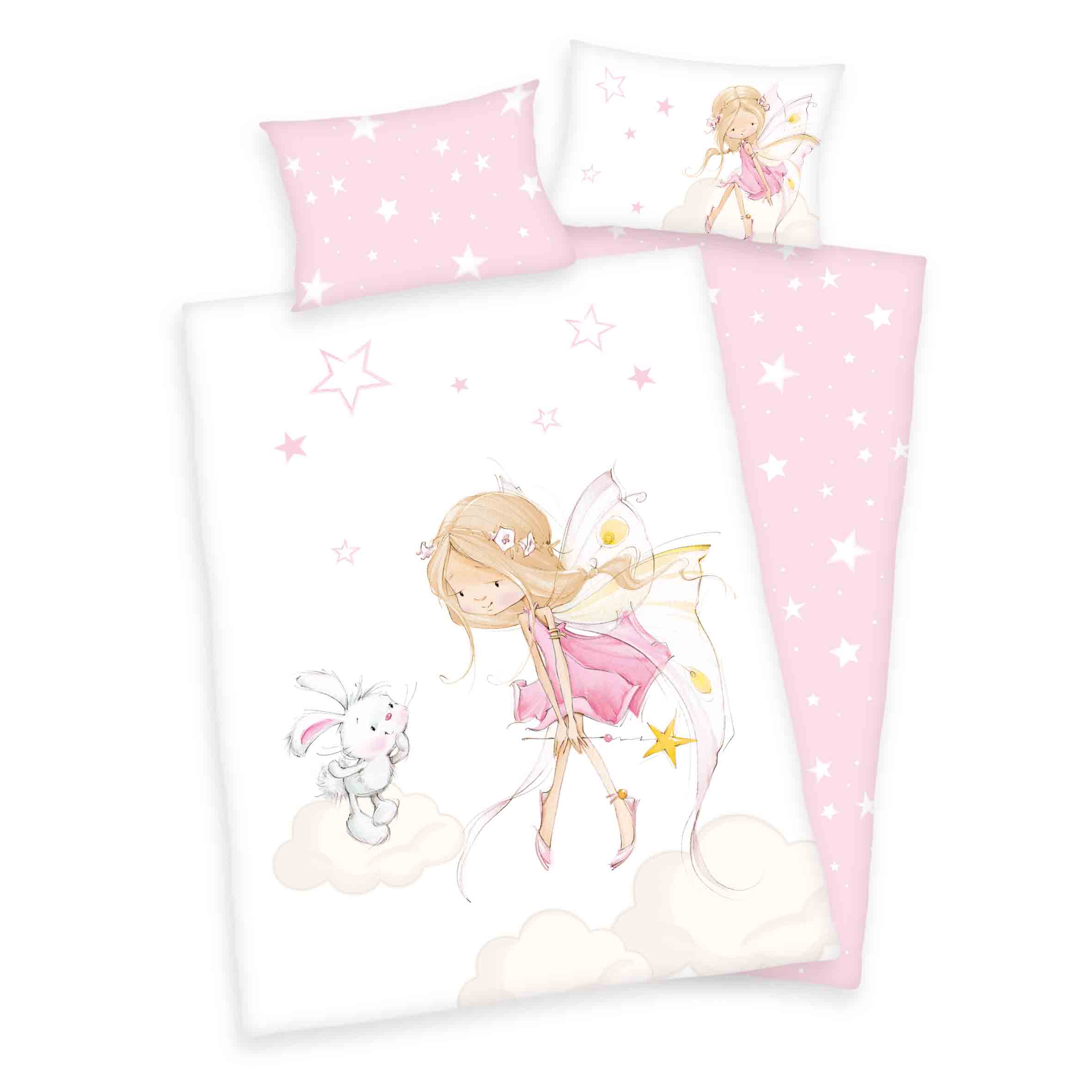 babybest® Bettwäsche-Set 'Little Fairy' – 100x135 cm, verschiedene Qualitäten