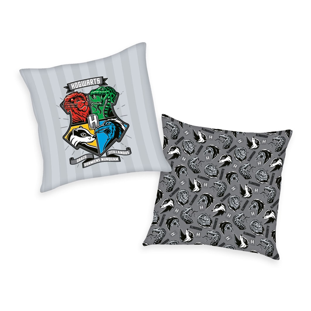 Harry Potter Dekokissen 'Houses' – 40x40 cm, Mikrofaser