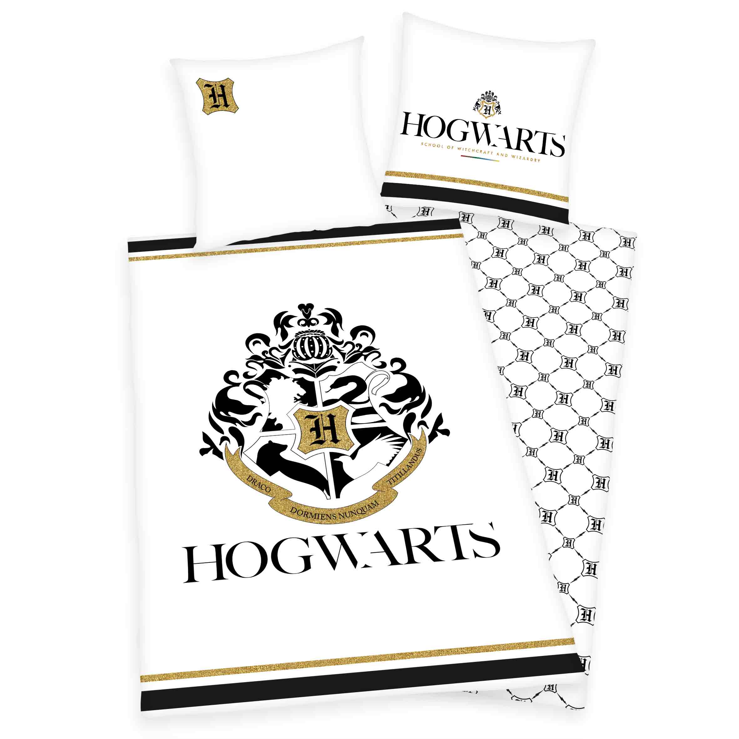 Harry Potter Bettwäsche-Set 'Classic' – 135x200 cm, Renforcé