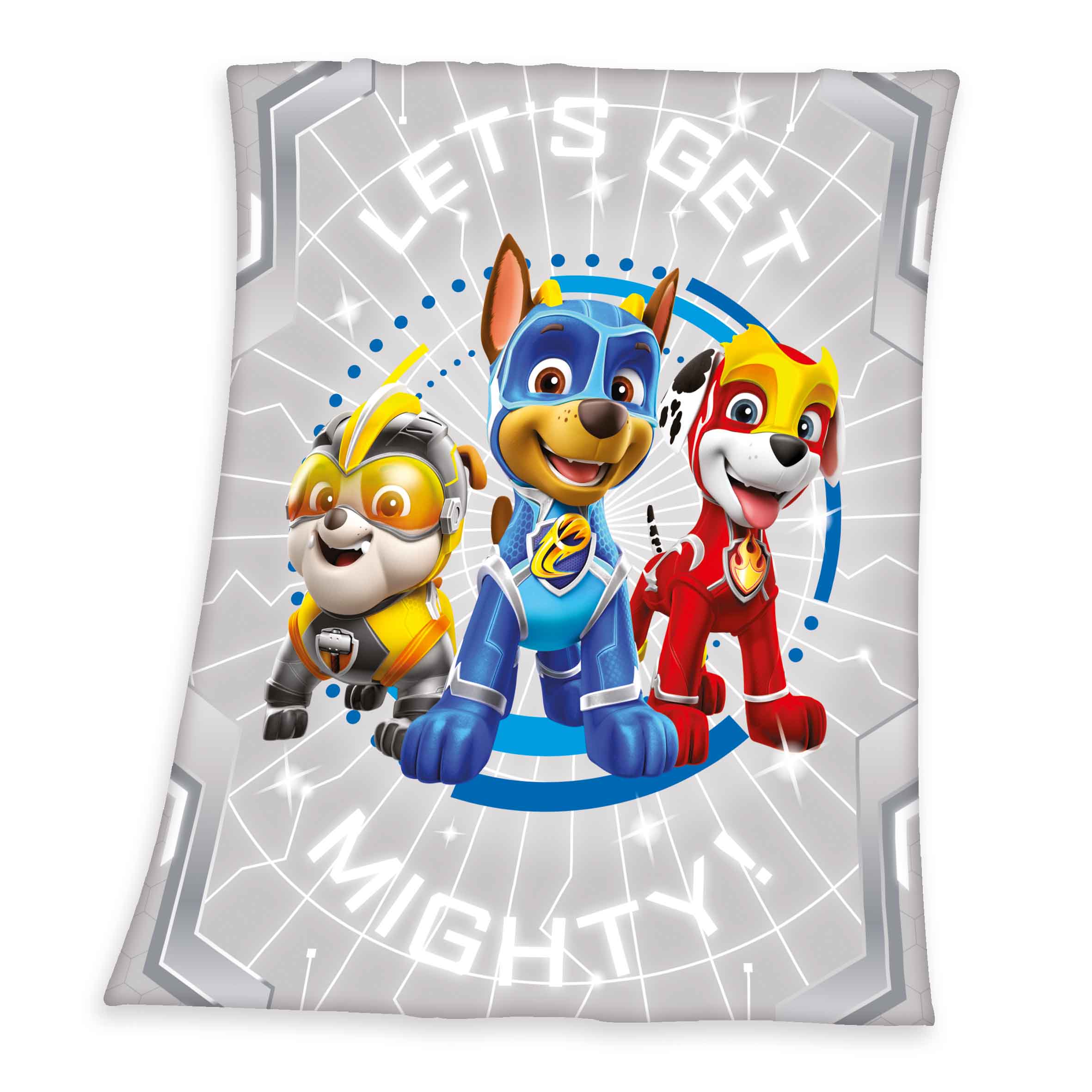 Paw Patrol Fleecedecke - Mighty Pups