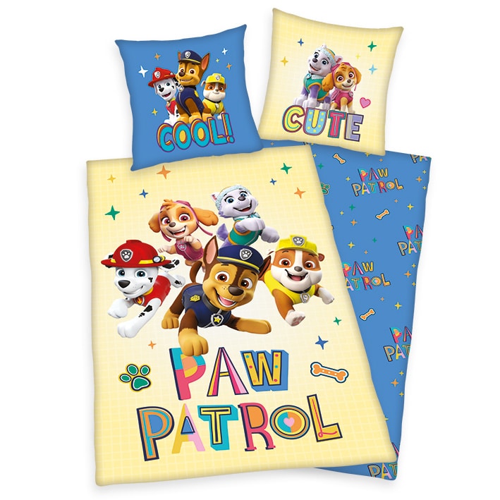 Paw Patrol Bettwäsche-Set 'Cool' – 135x200 cm, Renforcé