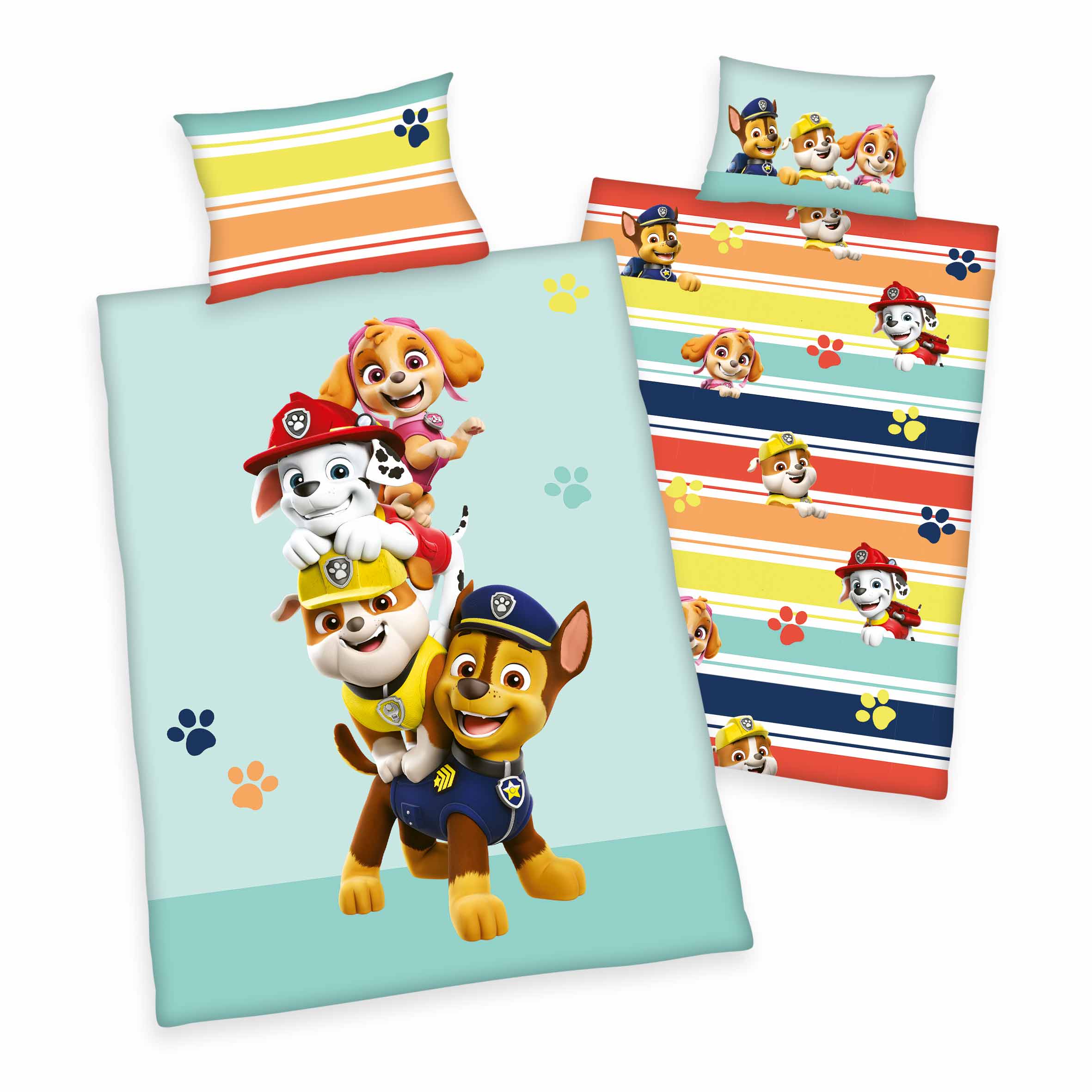 Paw Patrol Kleinkind-Bettwäsche-Set 'Friends' – 100x135 cm, verschiedene Qualitäten