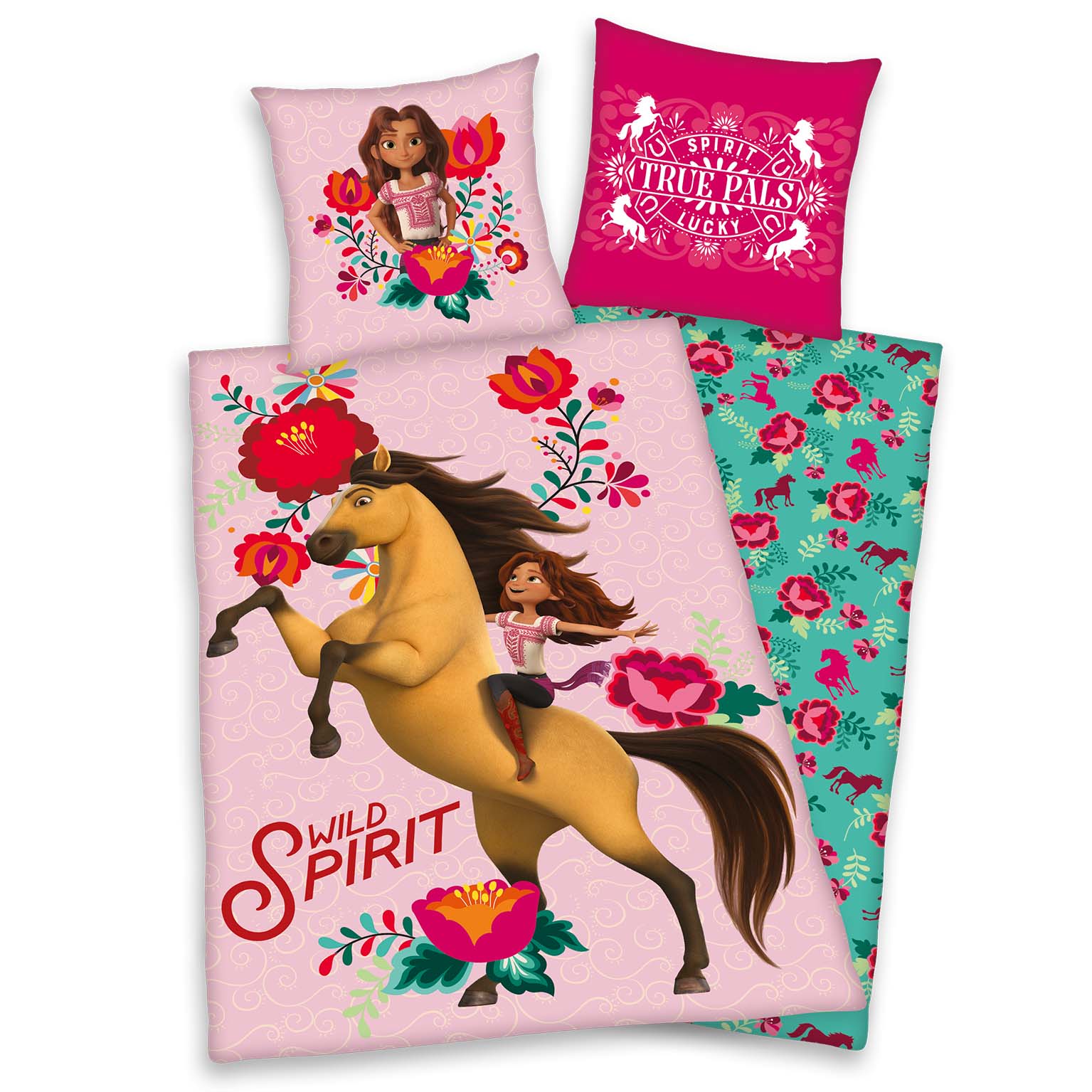 Spirit Bettwäsche-Set 'Wild Spirit' – 135x200 cm, Renforcé