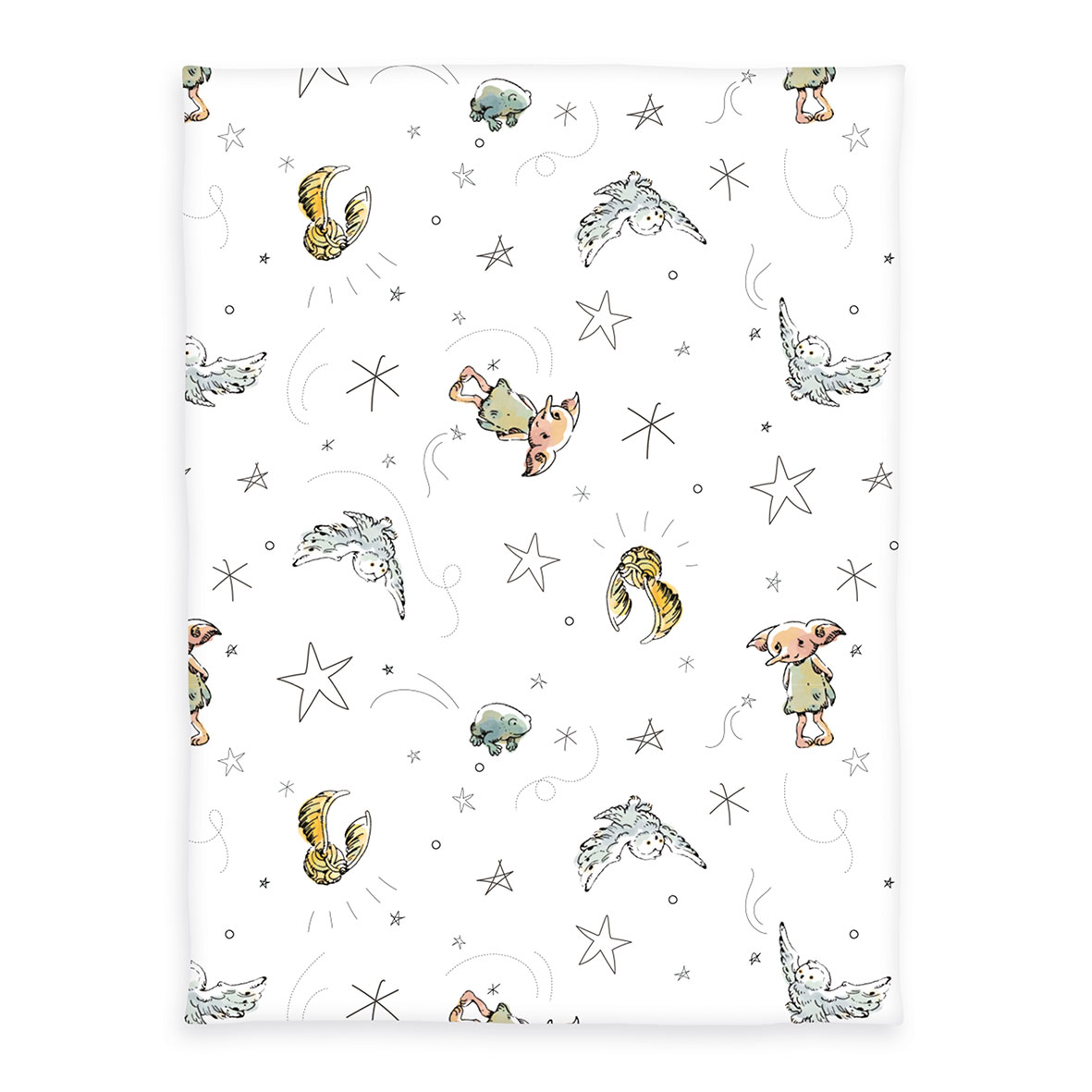 Harry Potter Babydecke 'Wizard in Training' – 75x100 cm, Flausch