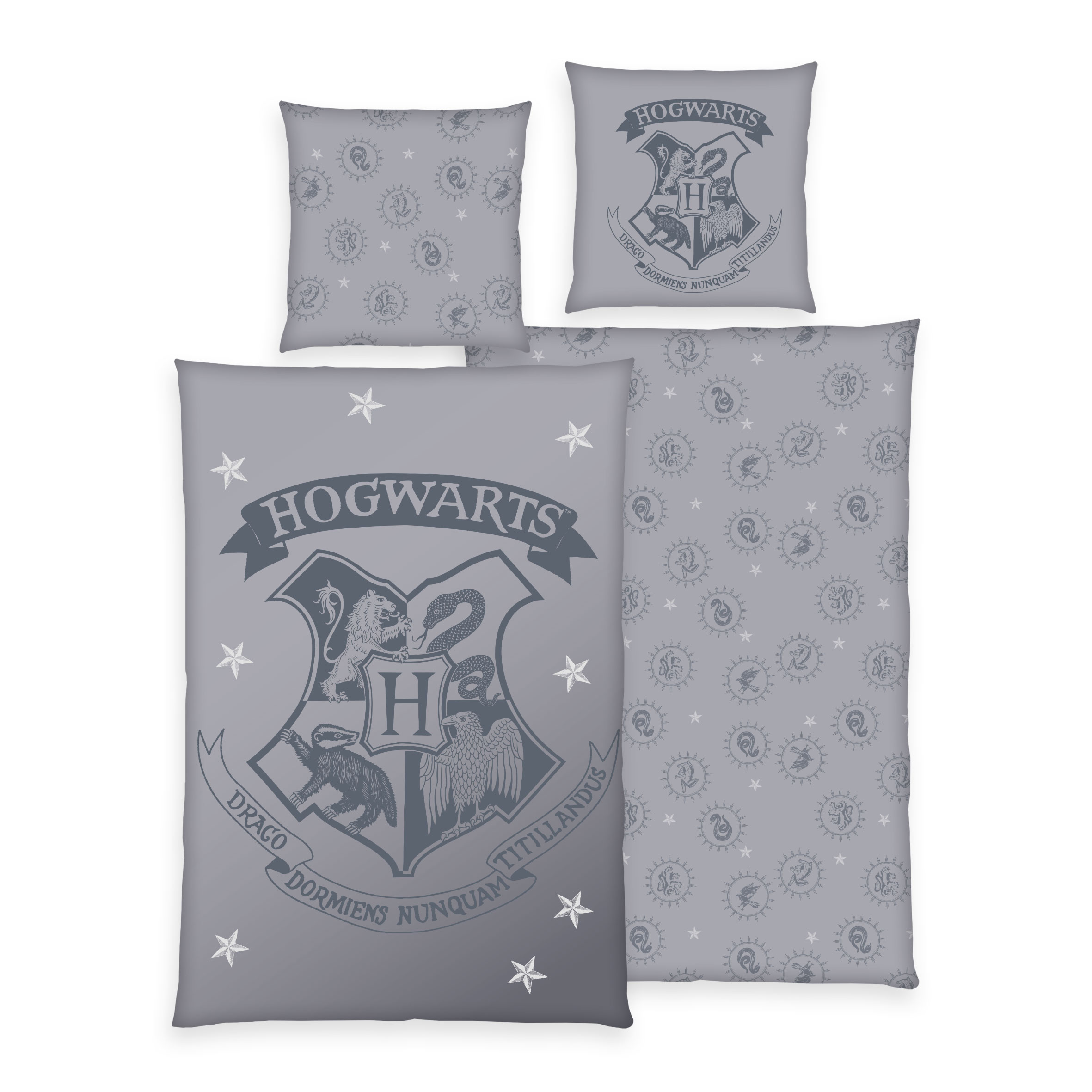 Harry Potter Bettwäsche - Mystical Gray
