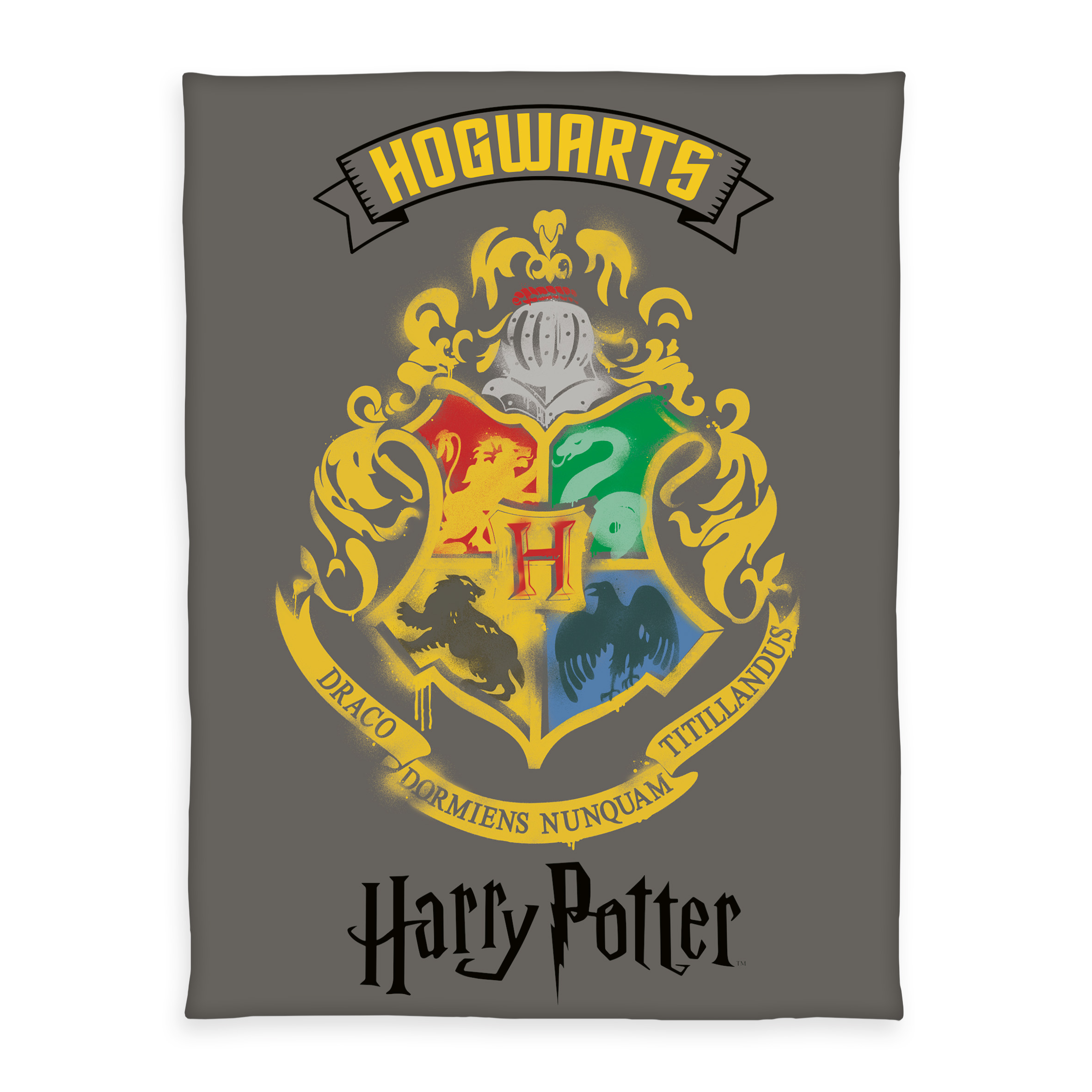 Harry Potter Fleecedecke 'Wizard' – 130x170 cm