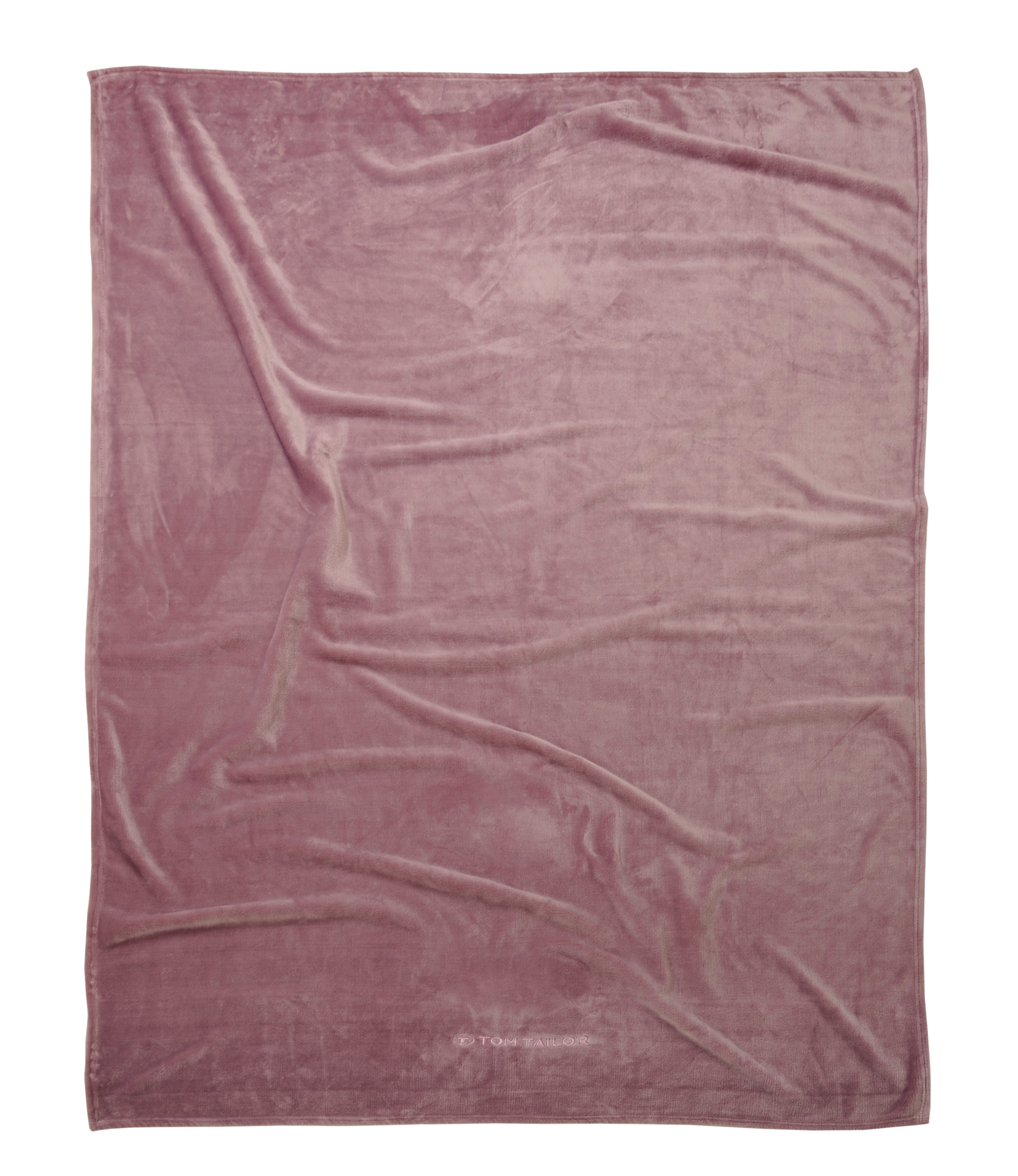 TOM TAILOR Decke 'Wellsoft Blanket Cozy Mauve' – 150x200 cm, Wellsoft