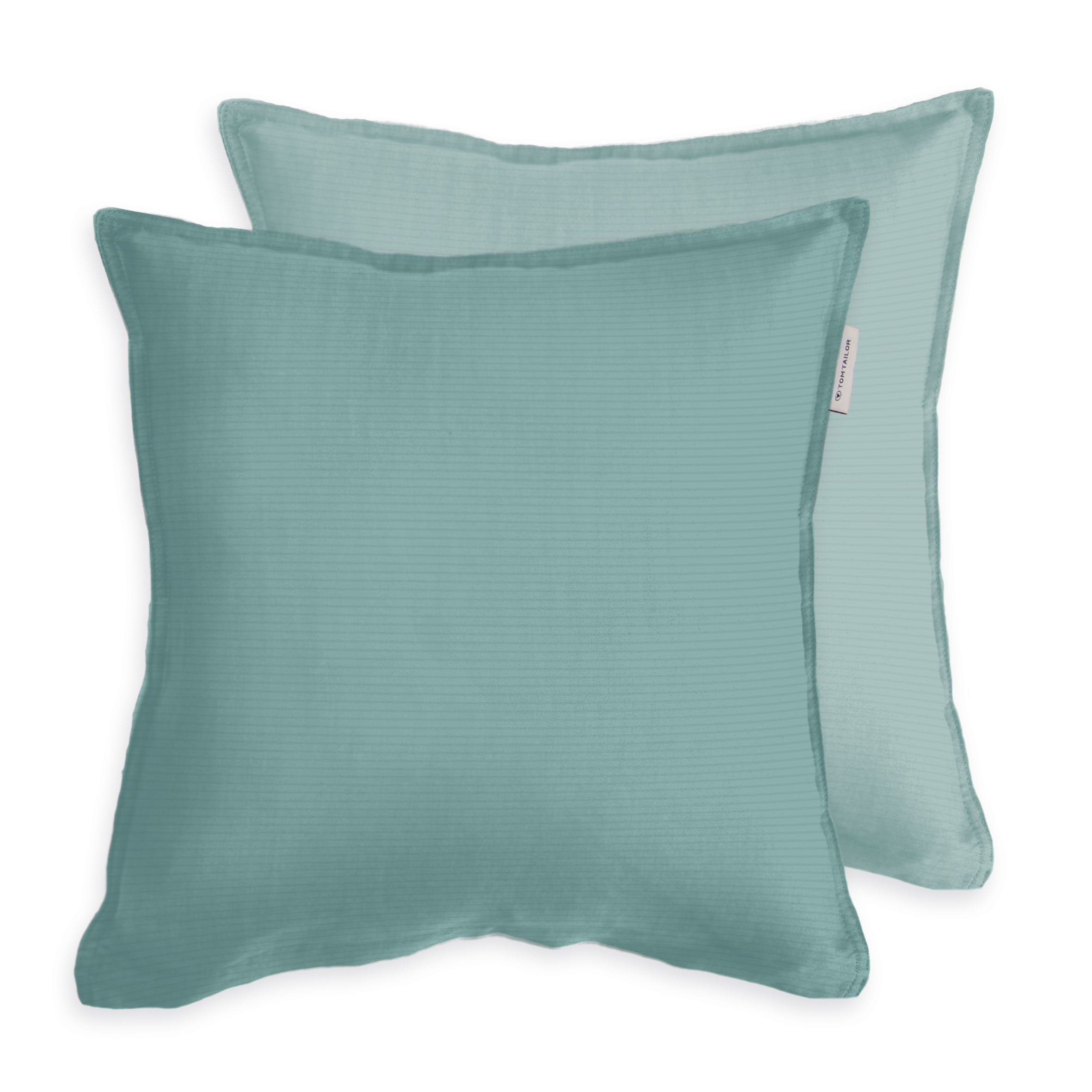 TOM TAILOR Kissenhülle - Two Tone Solid Colors Fresh Sage