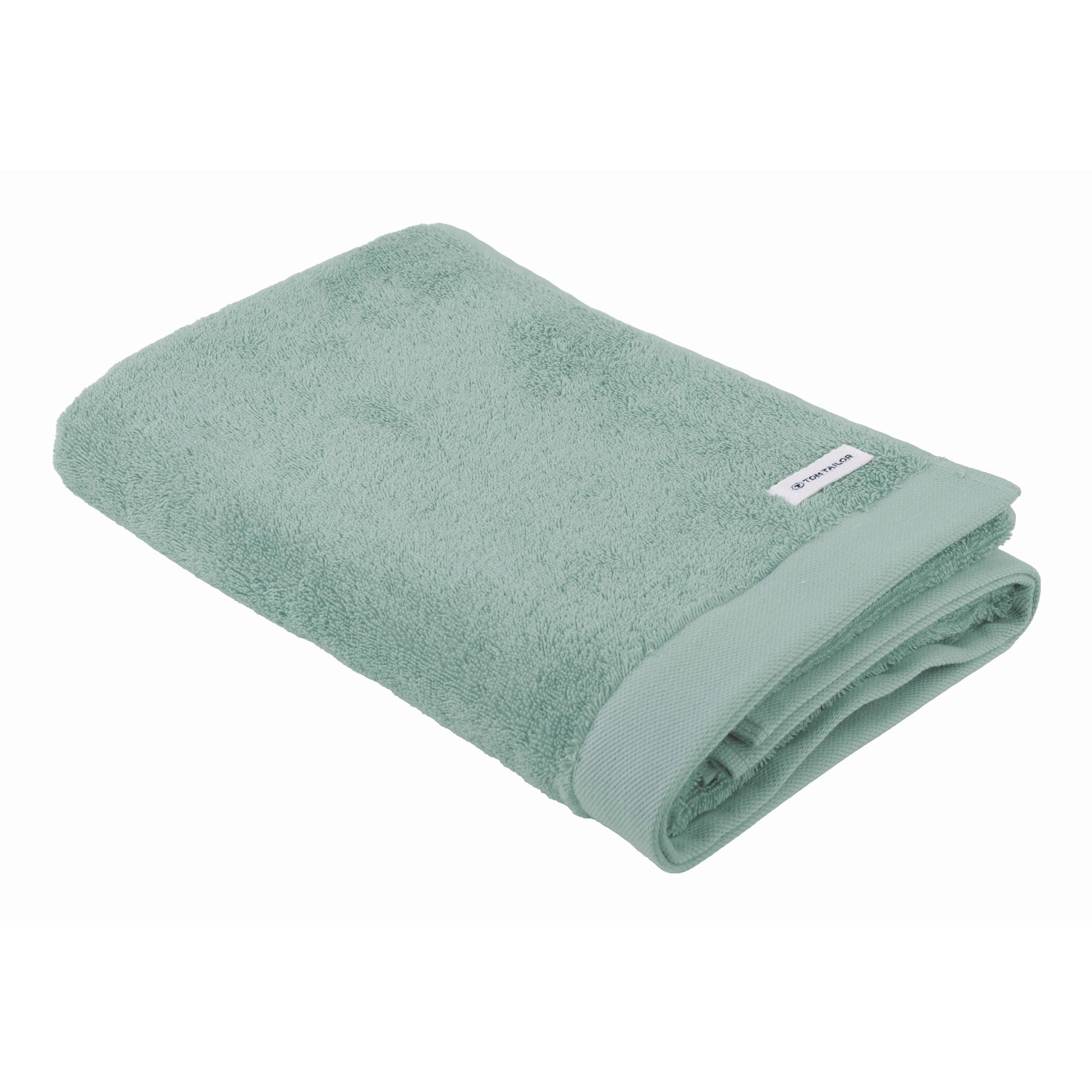 TOM TAILOR Duschtuch 'Color Bath Towel Fresh Sage' – 70x140 cm, Frottier