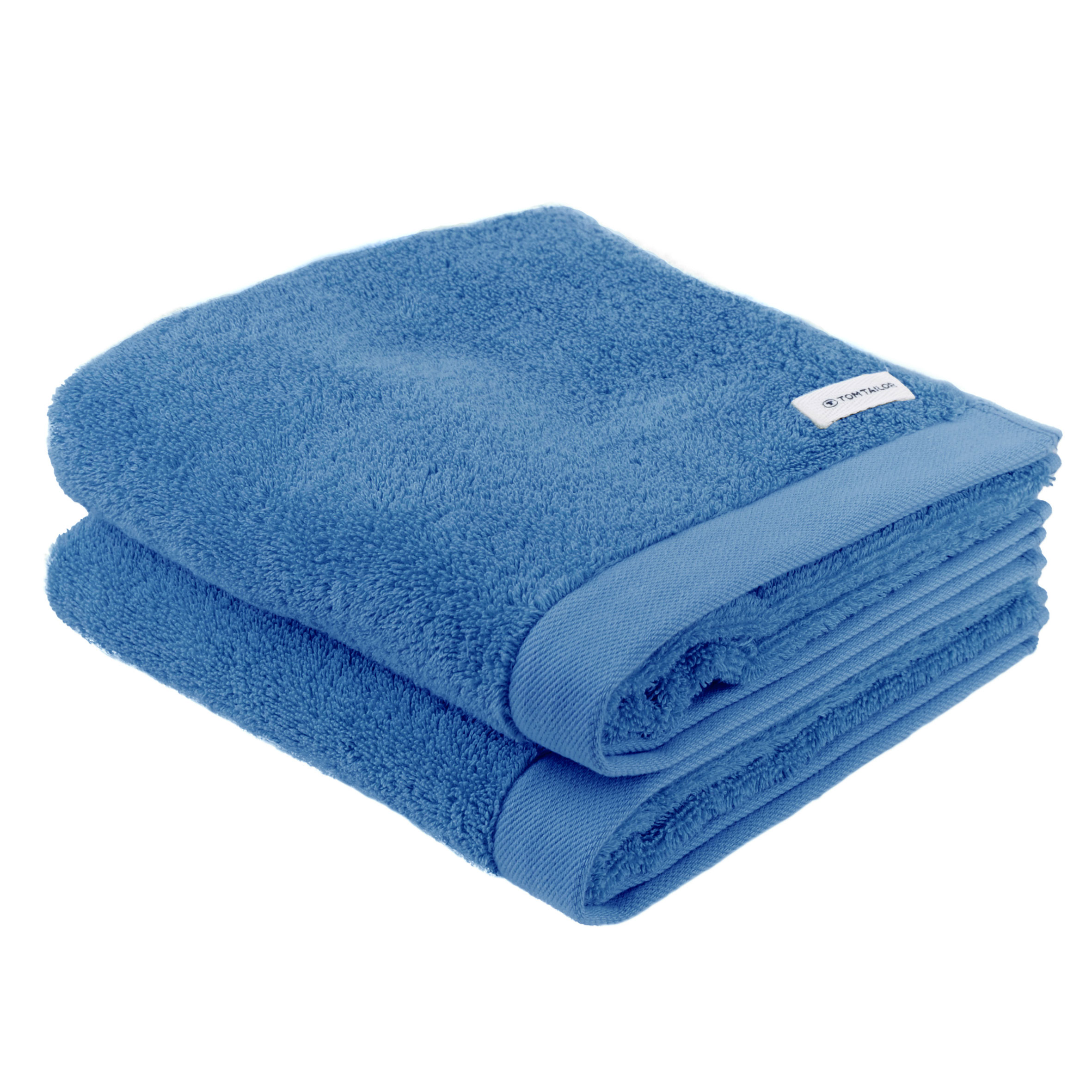 TOM TAILOR Handtuch 2er Set - Color Bath Towel Cool Blue