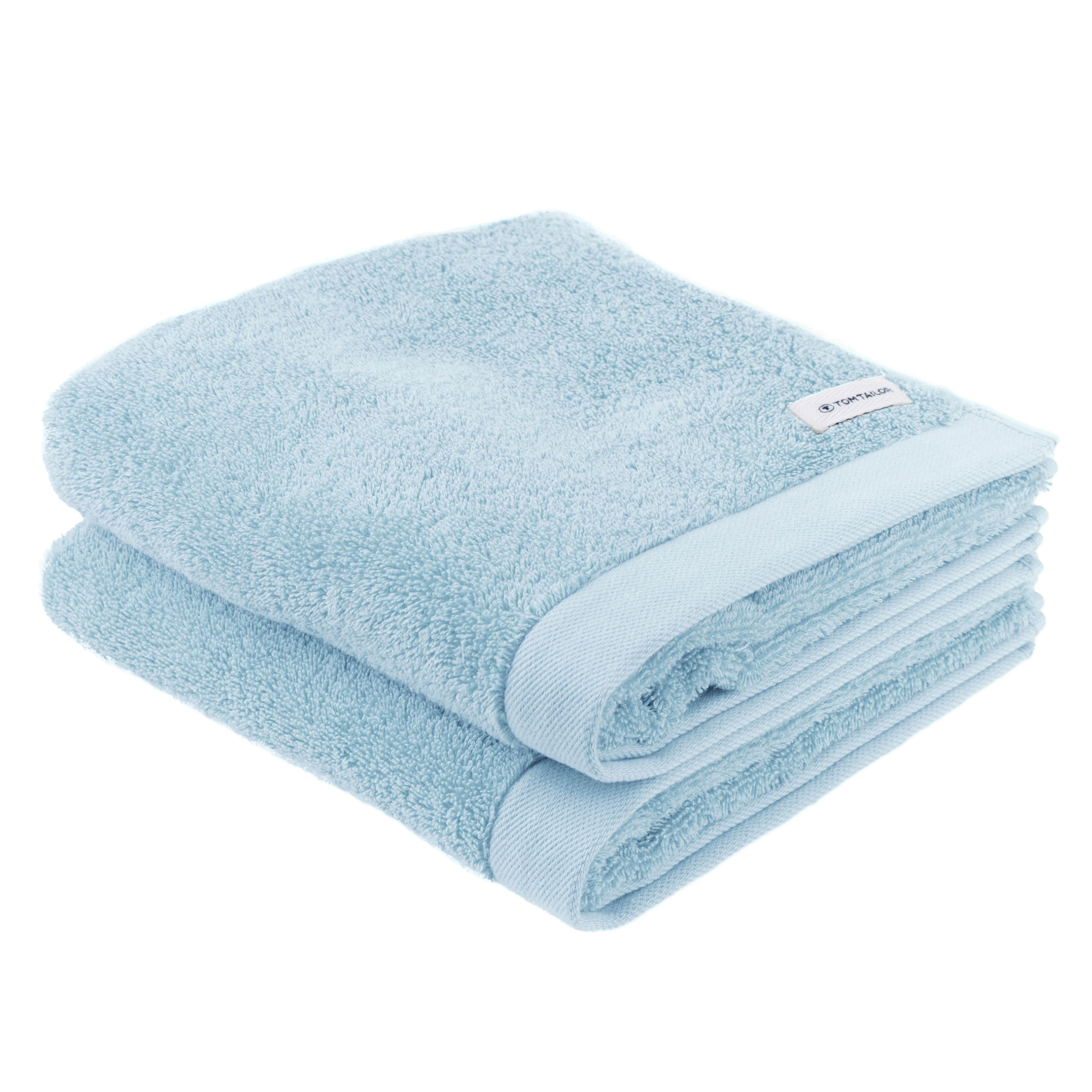 TOM TAILOR Handtuch 2er Set - Color Bath Towel Sky Blue